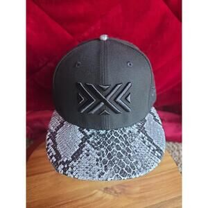 New York Mets Aramark New Era 9FIFTY Snake Skin Bill Black Snapback Hat MLB New